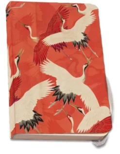 Notitieboek A5, zachte kaft: Woman haori with Red and White Cranes, Collection Rijksmuseum Amsterdam