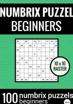 Numbrix Puzzel Makkelijk voor Beginners - Puzzelboek met 100 Numbrix Puzzels - NR.9