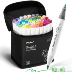 Ohuhu Honolulu B 48 kleuren Alcohol Art Markers Brush & Fine