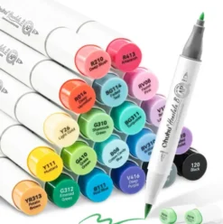 Ohuhu Honolulu B 24 kleuren Alcohol Art Markers Brush & Fine