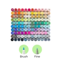 Ohuhu Honolulu B 120 kleuren Alcohol Art Markers Brush & Fine