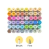 Ohuhu Honolulu B 48 Mid Tone kleuren Alcohol Art Markers Brush & Fine
