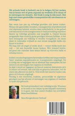 Orgaandonatie en -transplantatie geestelijk bezien.