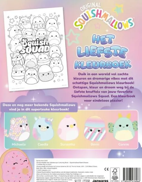 Original Squishmallows kleurboek