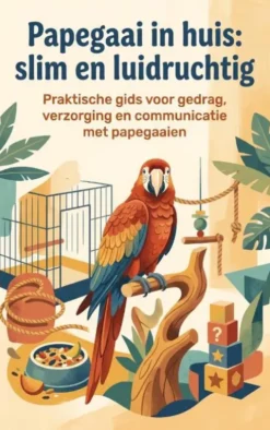 Papegaai in huis: slim en luidruchtig