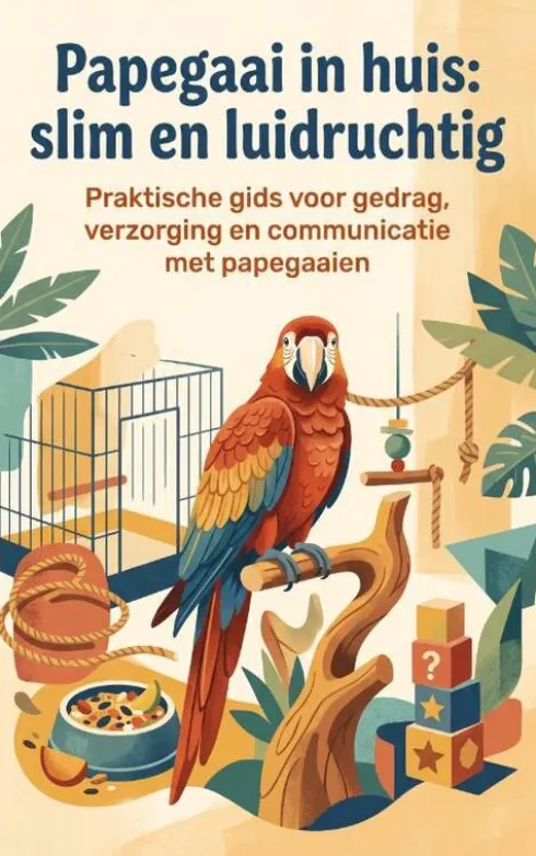 Papegaai in huis: slim en luidruchtig