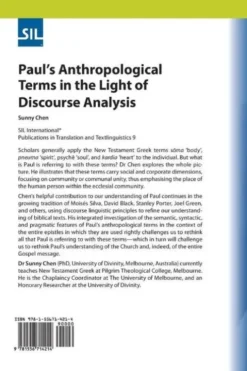 Paul's Anthropological Terms in the Light of Discourse Analysis