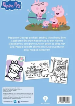 Peppa gaat kleuren