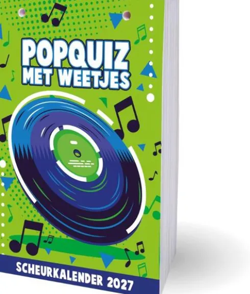 Popquiz met weetjes scheurkalender 2027