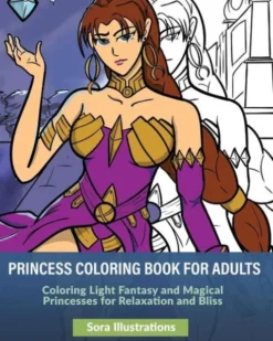 Princess Coloring Book for Adults