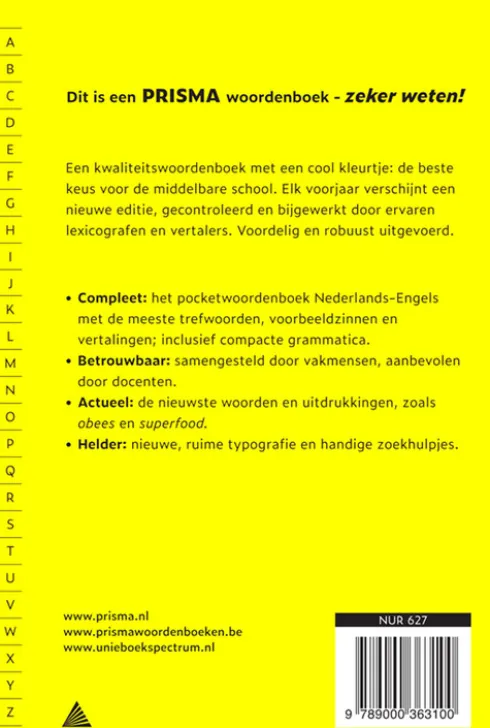 Prisma woordenboek Nederlands-Engels