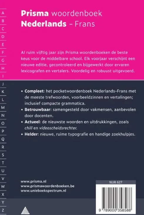 Prisma woordenboek Nederlands-Frans