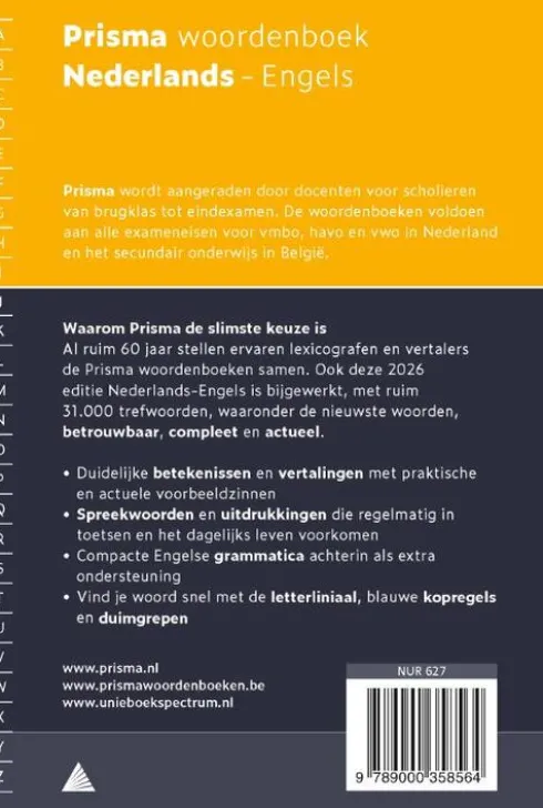 Prisma woordenboek Nederlands-Engels
