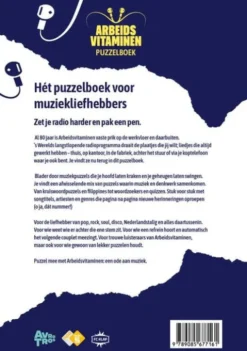 Puzzelboek arbeidsvitaminen