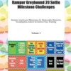 Rampur Greyhound 20 Selfie Milestone Challenges Rampur Greyhound Milestones for Memorable Moments, Socialization, Indoor & Outdoor Fun, Training Volume 3