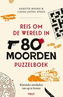Reis om de wereld in 80 moorden puzzelboek