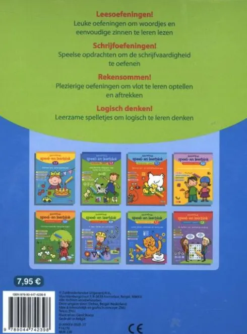 Reuzeleuk speel- en leerblok: leren lezen, rekenen en schrijven (6-7 jaar)