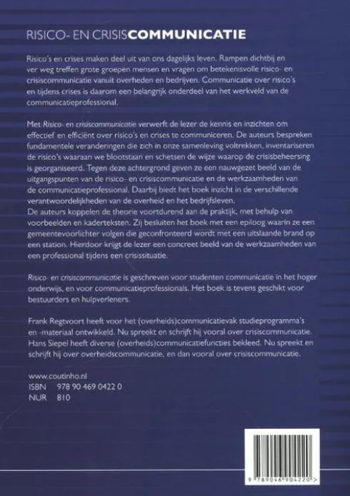 Risico- en crisiscommunicatie