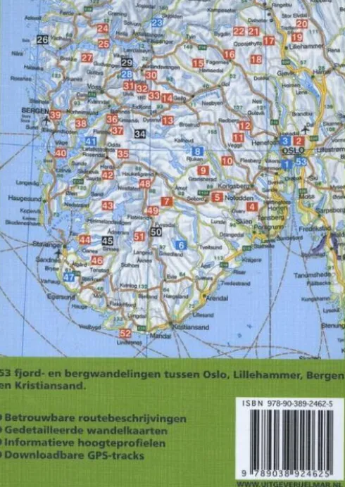 Rother wandelgids: Zuid-Noorwegen