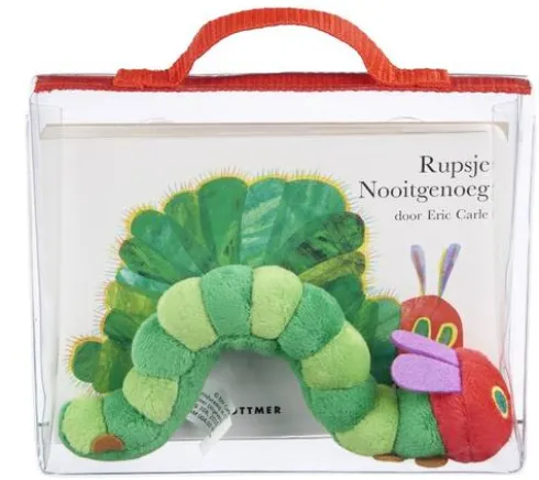 Rupsje Nooitgenoeg (kartonboek + knuffel)