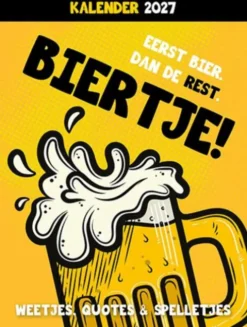 Scheurkalender 2027 Biertje!