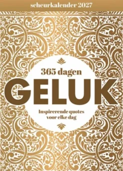 Scheurkalender 2027 365 dagen geluk