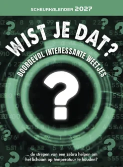 Scheurkalender 2027 Wist je dat?