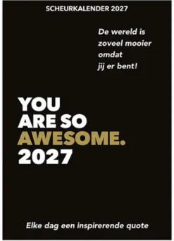 Scheurkalender 2027 You are so awesome.