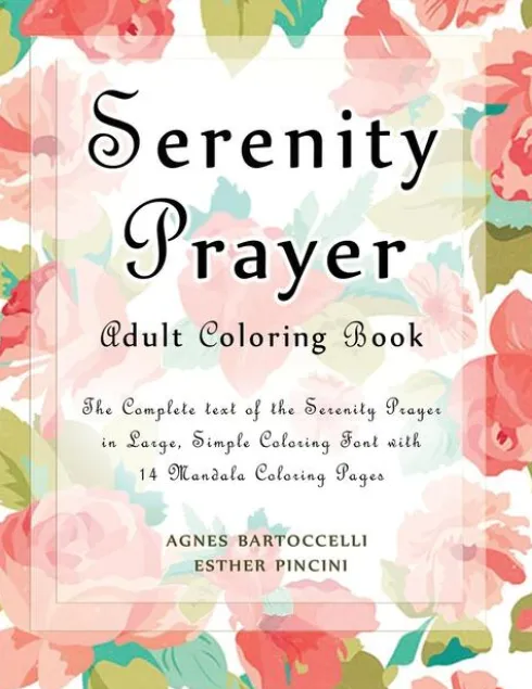 Serenity Prayer Adult Coloring Book
