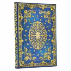 Silk Sky (Guiding Star) Mini Lined Hardcover Journal (Elastic Band Closure)