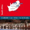 South Africa - National Map 748