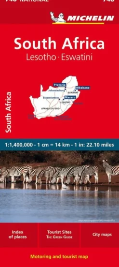 South Africa - National Map 748