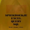 Spiekboekje Excel Query SQL