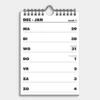 Spiraalkalender A5 2026 Basic