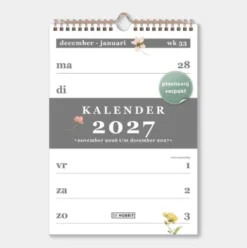 Spiraalkalender A4 D3 2027