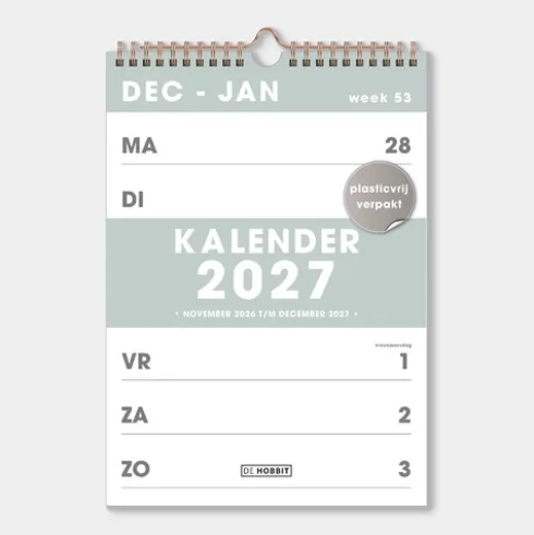 Spiraalkalender A4 D2 2027