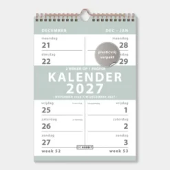 Spiraalkalender 2-weeks D1 2027