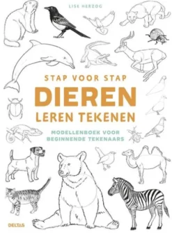 Stap voor stap dieren leren tekenen