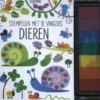 Stempelen met je vingers - Dieren