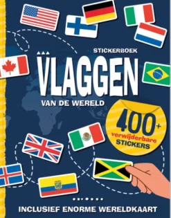 Stickerboek Vlaggen van de wereld