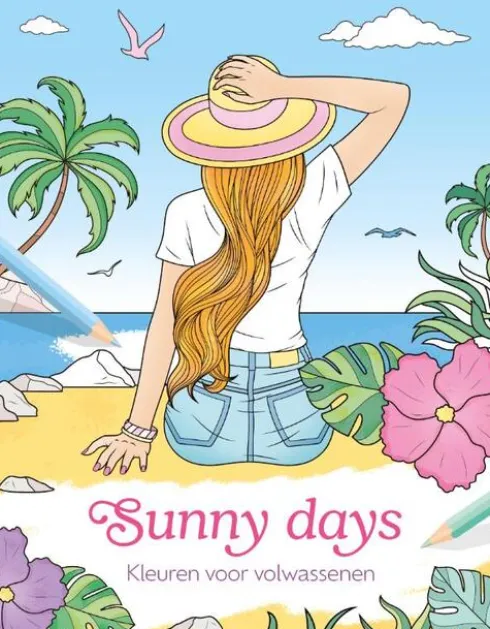 Sunny days - Kleuren voor volwassenen