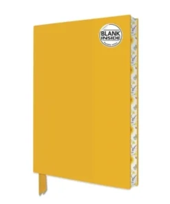 Sunny Yellow Blank Artisan Notebook (Flame Tree Journals)