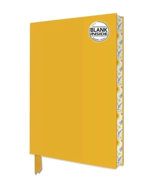 Sunny Yellow Blank Artisan Notebook (Flame Tree Journals)