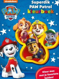 Superdik PAW Patrol kleurboek