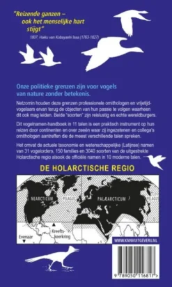 11-talig handboek met de namen van alle Holarctische vogels