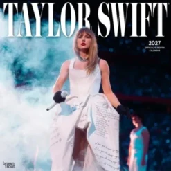 Taylor Swift Official 2027 12 X 24 Inch (Hanging) Monthly Square Wall Calendar Plastic-Free