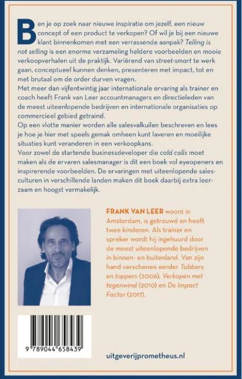 Telling is not selling