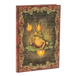 The Brothers Grimm, Frog Prince (Fairy Tale Collection) Midi Lined Hardback Journal (Elastic Band Closure)