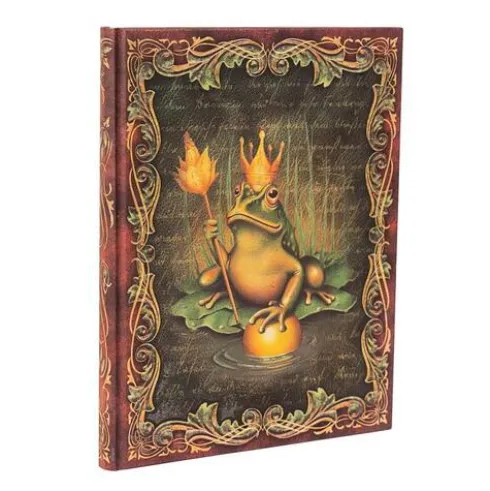 The Brothers Grimm, Frog Prince (Fairy Tale Collection) Ultra Lined Hardback Journal (Elastic Band Closure)