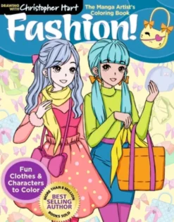 The Manga Artist's Coloring Book: Fashion!